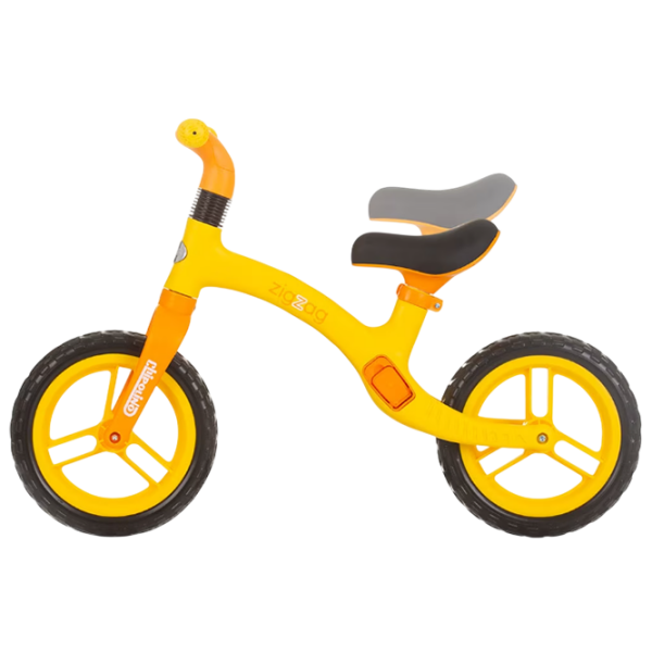 Bicicletă fără pedale Chipolino Zig Zag 12" Orange Yellow Metal / Pentru copii photo 3