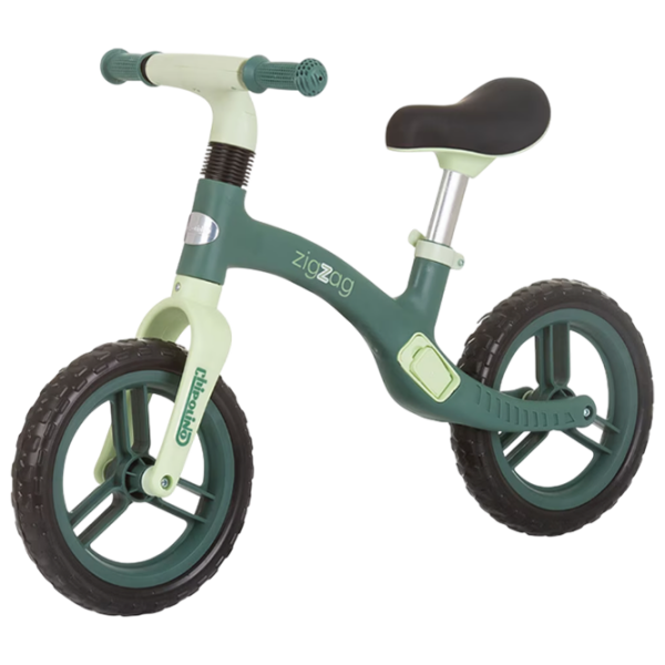 Bicicletă fără pedale Chipolino Zig Zag 12" Green  Metal / Pentru copii photo 1