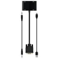 Кабель видео Cablexpert A-VGA-HDMI-02 VGA / HDMI Черный 