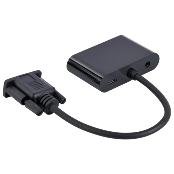 Кабель видео Cablexpert A-VGA-HDMI-02 VGA / HDMI Черный  photo 3