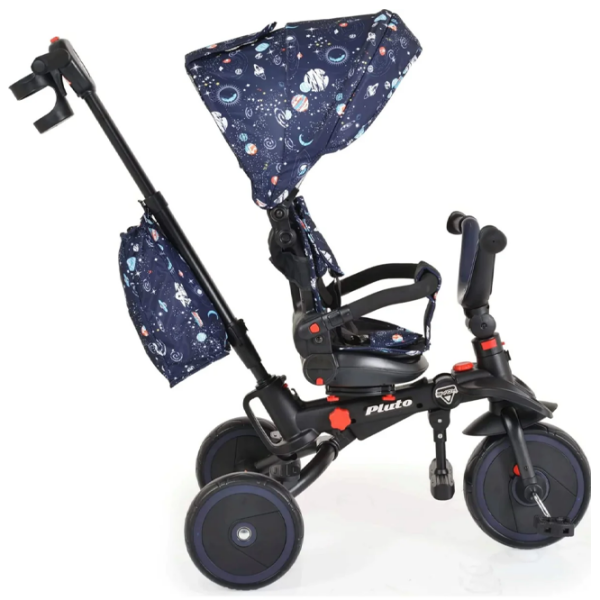 Triciclu Moni Pluto Blue  Metal / Pentru copii photo 4