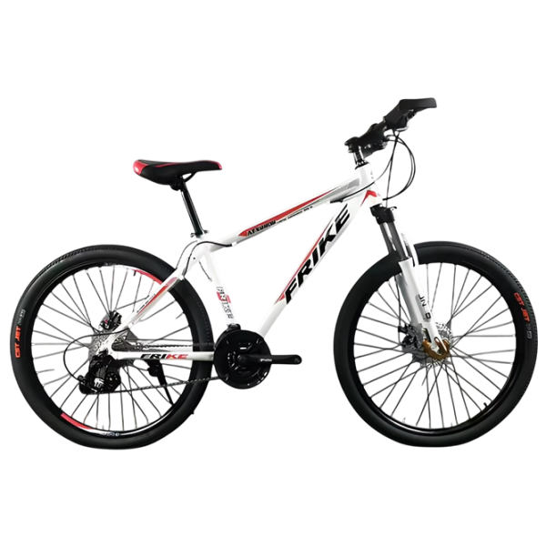 Bicicletă Frike TY-MTB 29" 20" White Red Oțel / Pentru adulți photo 1