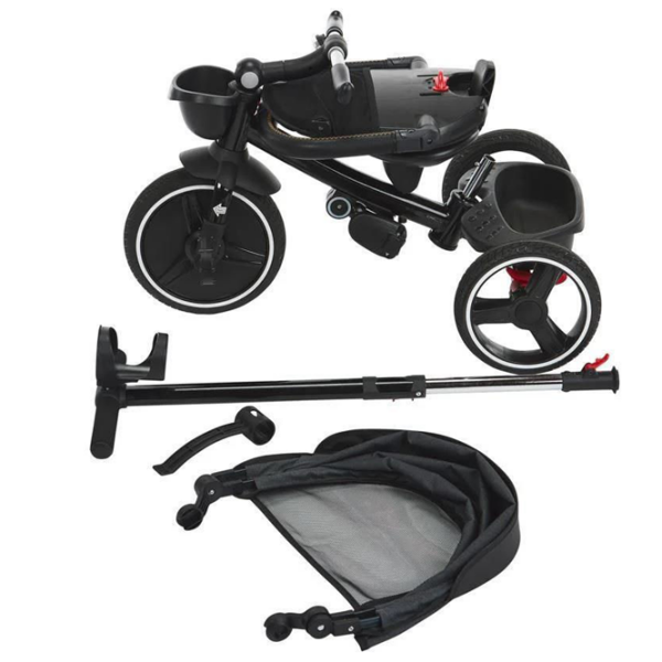 Triciclu Premaman Triky Gray  Metal / Pentru copii photo 8