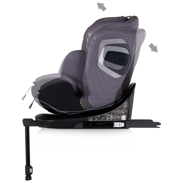 Scaun auto Chipolino Clima Air I-SIZE STKCLA2504AN Gray 0 luni - 12 ani, 36 kg photo 4
