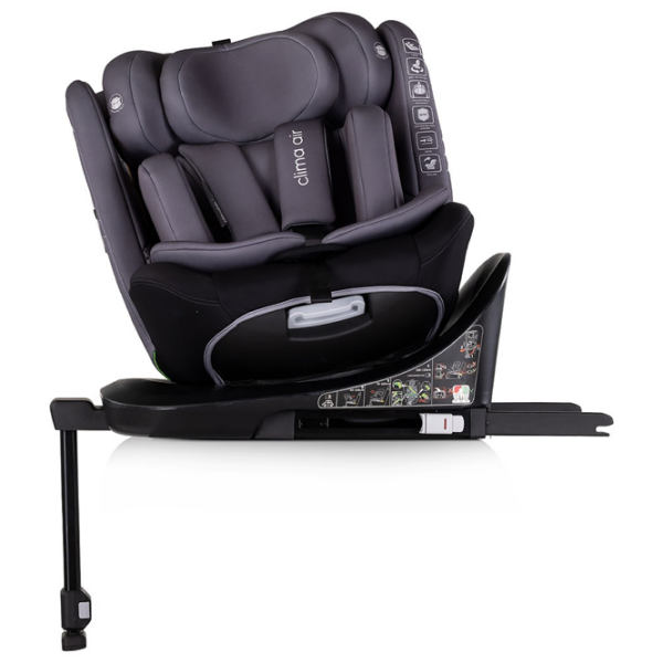 Scaun auto Chipolino Clima Air I-SIZE STKCLA2504AN Gray 0 luni - 12 ani, 36 kg photo 5