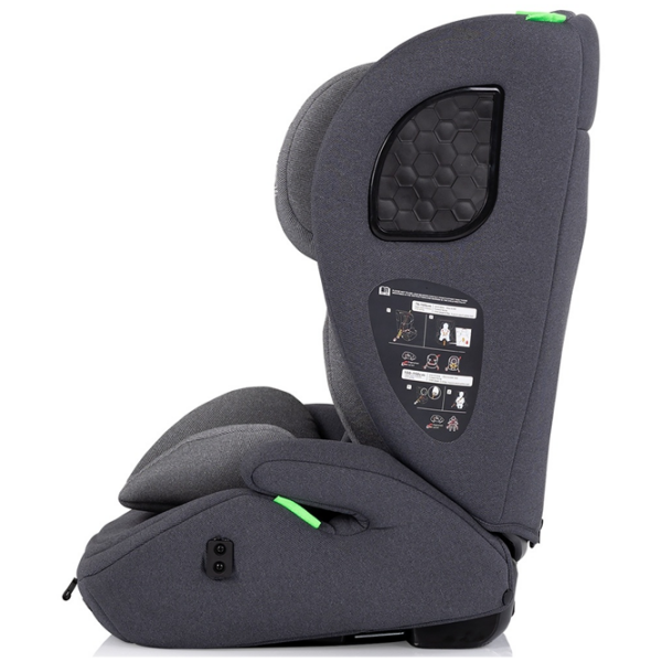Scaun auto Chipolino TYCOON STKTYC0252CL Gray 3 ani - 12 ani, 36 kg photo 3