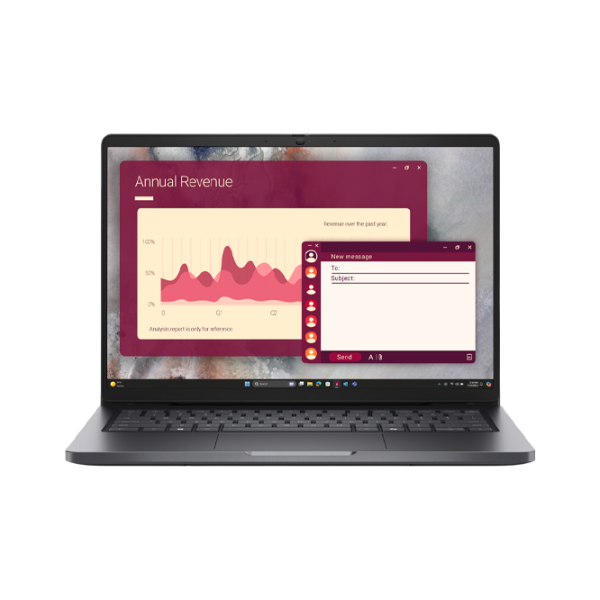 Laptop Dell Pro 14 PC14250 Magnetite 14" | 16 GB | 512 GB | Intel Core 5 120U | VGA Integrată photo 1