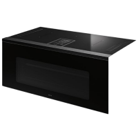 Plită încorporabilă cu inducție Elica Lhov Combisteam Bl/A/90 Black Sticlă călită, 13000 W