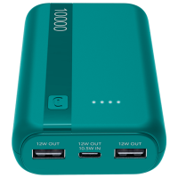 Power Bank 10000 mAh Cellularline Essential (12 W) Blue 