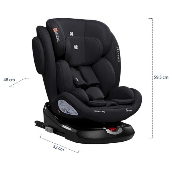Scaun auto Kikka Boo i-Felix KB.113897 Black 0 luni - 12 ani, 36 kg photo 10