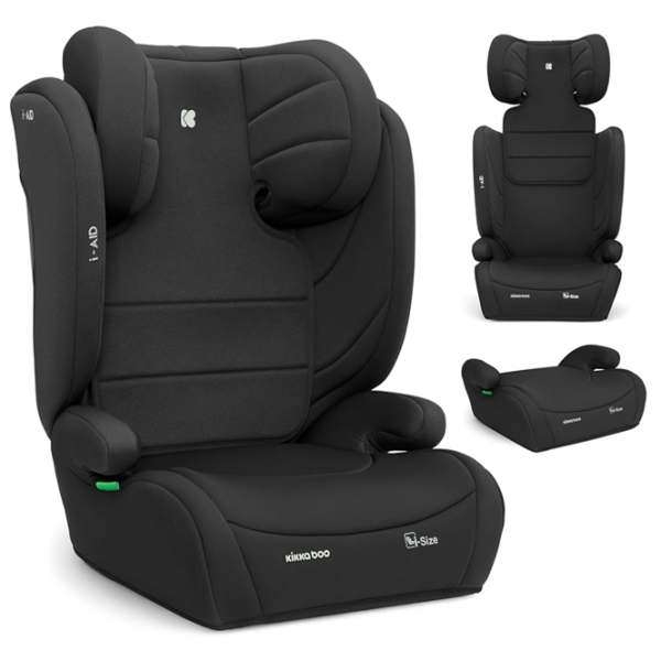 Scaun auto Kikka Boo i-Aid i-Size 41002150022 Black 3.5 ani - 12 ani, 36 kg photo 2