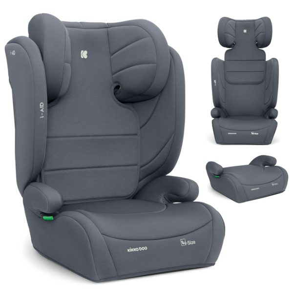 Scaun auto Kikka Boo i-Aid i-Size 41002150023 Gray 3.5 ani - 12 ani, 36 kg photo 3