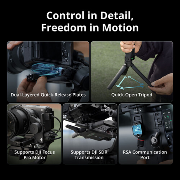 Стабилизатор DJI RS 5 Черный Bluetooth / Черный photo 8