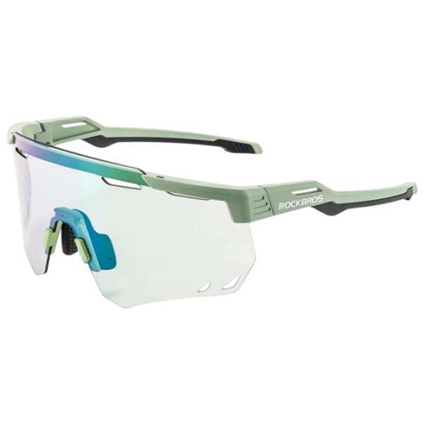 Ochelari de soare Rockbros SP323 Classic Sports Cycling Photochromic Green Black Photochromic Green Black photo 1