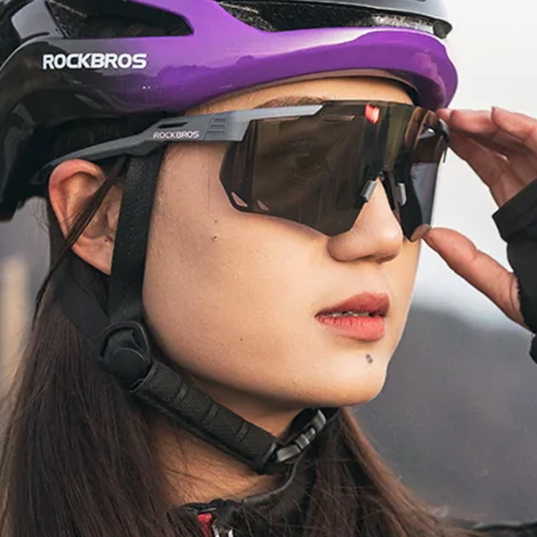 Солнечные очки Rockbros SP323 Classic Sports Cycling Photochromic Red White Photochromic Red White photo 8