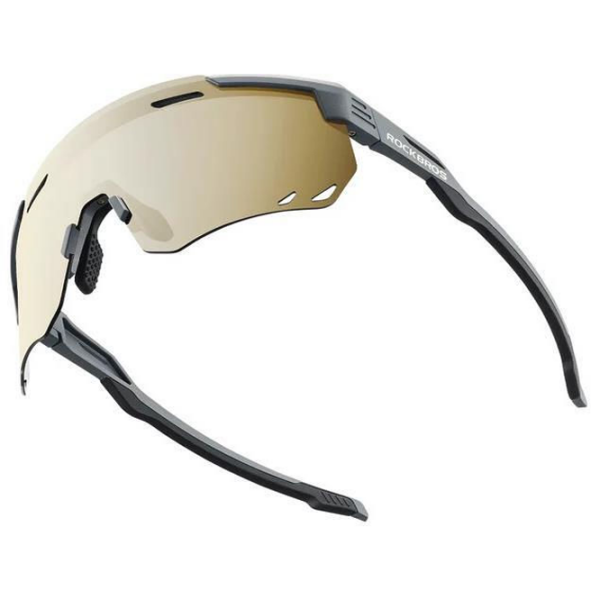Ochelari de soare Rockbros SP323 Classic Sports Cycling Polarized Golden Gray Polarized Golden Gray photo 2