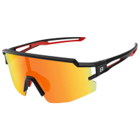 Ochelari de soare Rockbros Polarized Youth Kids UV400 Cycling Sports Black Red Black Red