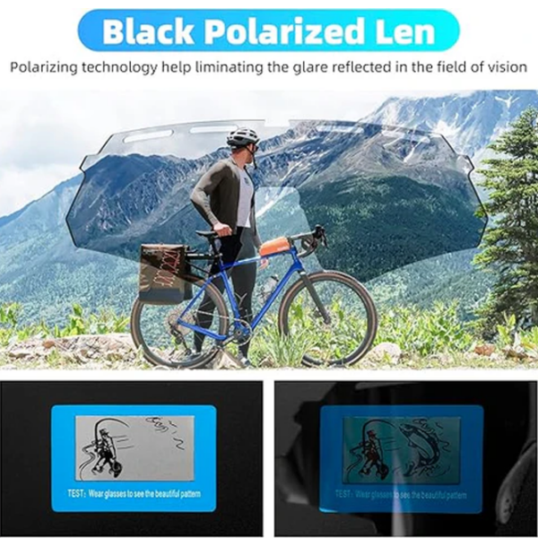 Ochelari de soare Rockbros Polarized Cycling Glasses Blue Multicolor Blue Multicolor photo 5