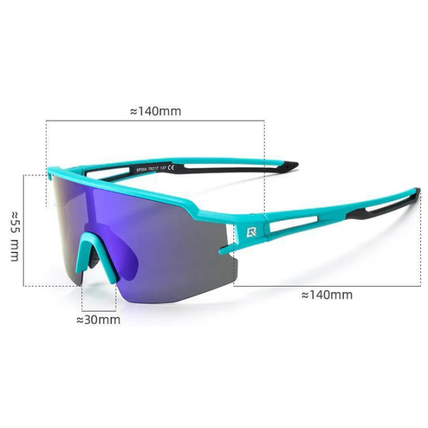 Ochelari de soare Rockbros Ultralight Polarised Sports Blue Multicolor Blue Multicolor photo 2