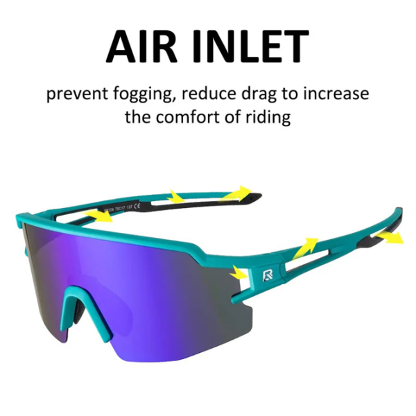 Ochelari de soare Rockbros Ultralight Polarised Sports Blue Multicolor Blue Multicolor photo 5