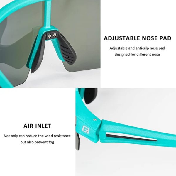 Ochelari de soare Rockbros Ultralight Polarised Sports Blue Multicolor Blue Multicolor photo 6