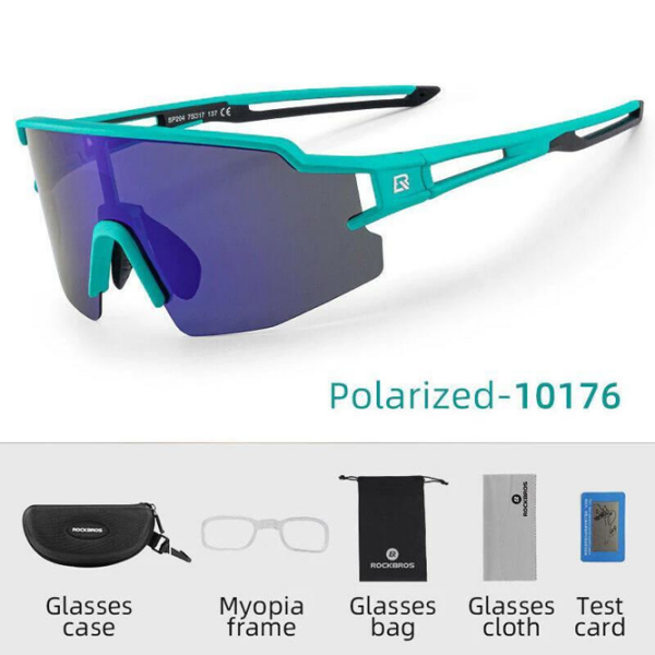 Ochelari de soare Rockbros Ultralight Polarised Sports Blue Multicolor Blue Multicolor photo 10