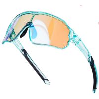 Ochelari de soare Rockbros Kids Sports Turquoise Transparent Turquoise Transparent