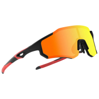 Ochelari de soare Rockbros TAC Lightweight Polarized Red Black Red Black