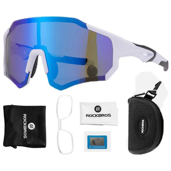 Ochelari de soare Rockbros TAC Lightweight Polarized Blue White Blue White photo 4