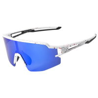 Ochelari de soare Rockbros Photochromic Cycling Goggles White Black White Black