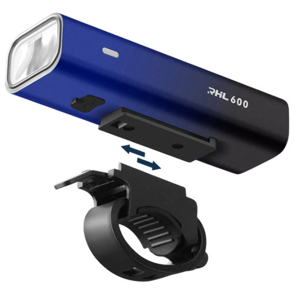 Lanterna bicicletei Rockbros RHL 600LM Blue Black Blue Black photo 1