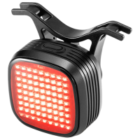 Lanterna bicicletei Rockbros R7 Tail Light Brake Sense Black Red Black Red