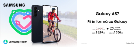 Avantaj pentru superbul Galaxy A57! Click și descoperă.