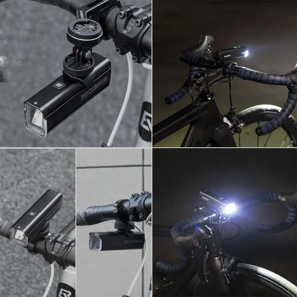 Lanterna bicicletei Rockbros RHL 1000LM Black Gray Black Gray photo 5