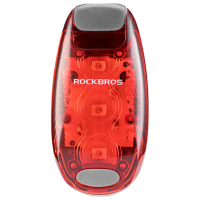 Lanterna bicicletei Rockbros Clip-On Tail Light Red Black Red Black