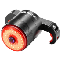 Lanterna bicicletei Rockbros AI Q5 Mini Black Red Black Red