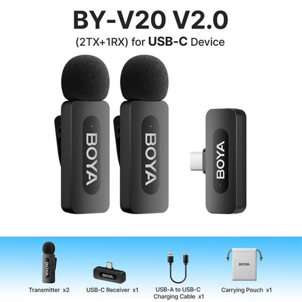 Microfon Boya BY-V20 Black  photo 16