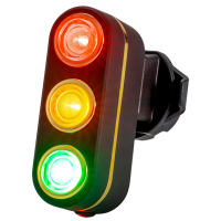 Lanterna bicicletei Rockbros Traffic Tail Light Brake Sense Black Gray Black Gray