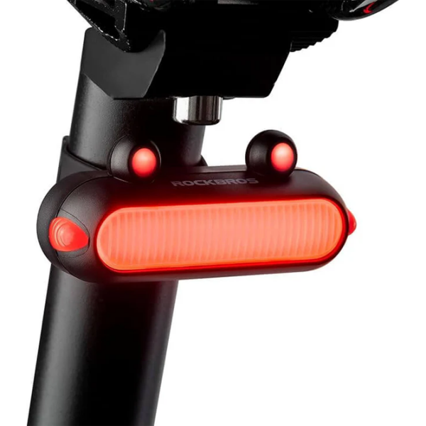 Велосипедный фонарь Rockbros Frog Tail Light Черный Синий Черный Синий photo 2
