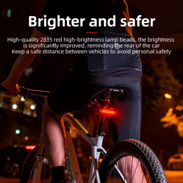 Велосипедный фонарь Rockbros Frog Tail Light Черный Синий Черный Синий photo 3