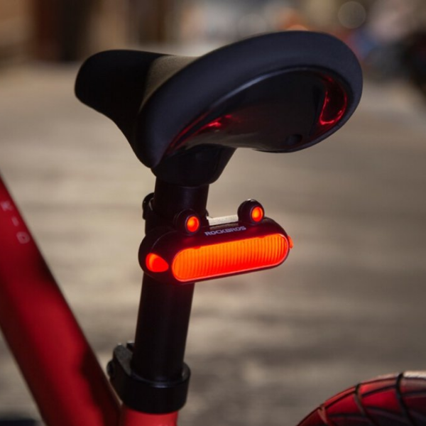 Велосипедный фонарь Rockbros Frog Tail Light Черный Синий Черный Синий photo 4