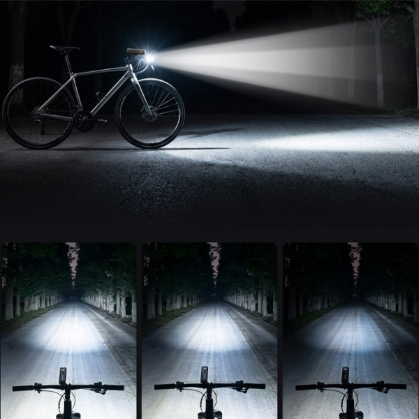 Lanterna bicicletei Rockbros RHL 400LM Black Gray Black Gray photo 3