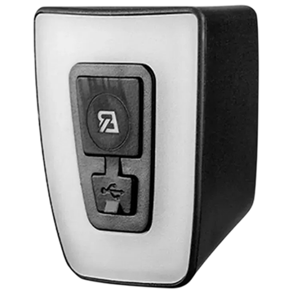 Lanterna bicicletei Rockbros Warning Tail Light Black White Black White photo 1