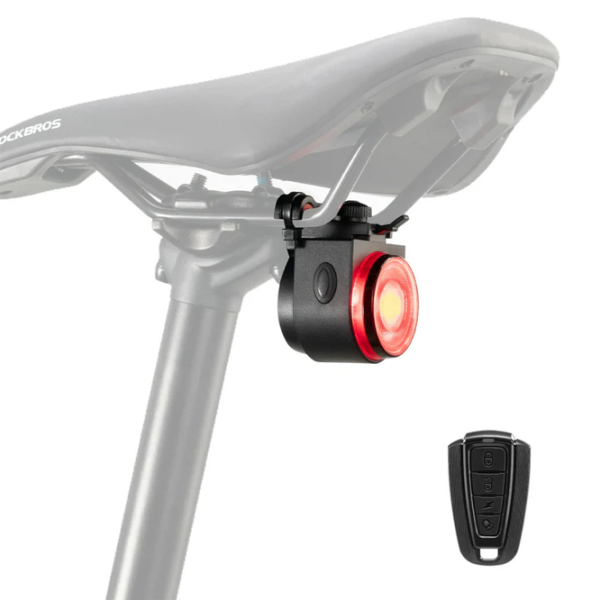 Lanterna bicicletei Rockbros A8Pro Tail Light Black Gray Black Gray photo 2