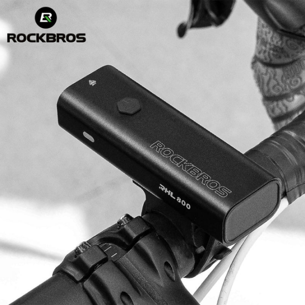 Lanterna bicicletei Rockbros RHL 800LM Black Gray Black Gray photo 8