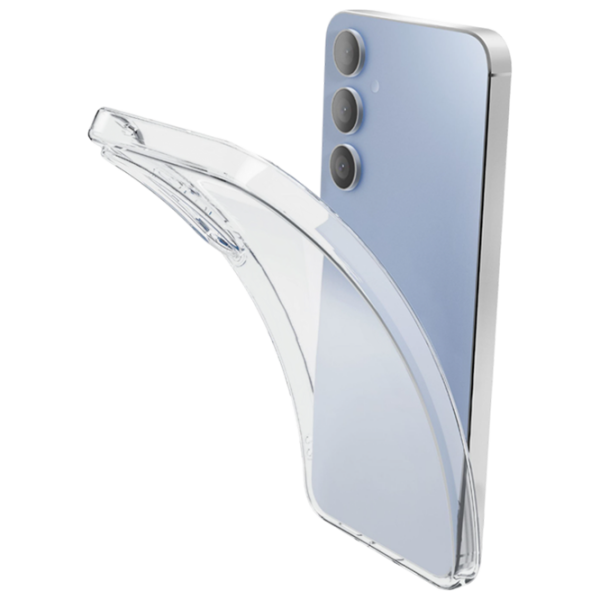 Husă pentru smartphone Samsung Galaxy S25 FE (Fine) Transparent Cellularline, Silicon, Back