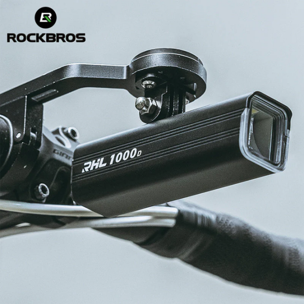 Lanterna bicicletei Rockbros RHL 1000LM Black Gray Black Gray photo 8