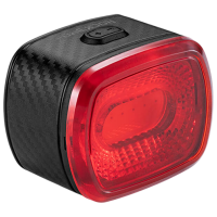 Lanterna bicicletei Rockbros Q2S Samurai Black Red Black Red