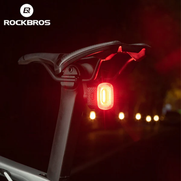 Lanterna bicicletei Rockbros Q2S Samurai Black Red Black Red photo 2