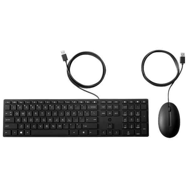 Клавиатура и Мышь HP 320MK Черный Для дома и офиса, Проводная photo 1